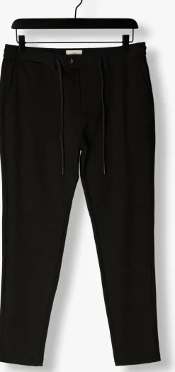 zwarte dstrezzed pantalon the lancaster tapered jogger pattern sweat