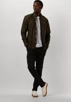 zwarte dstrezzed pantalon the lancaster tapered jogger pattern sweat