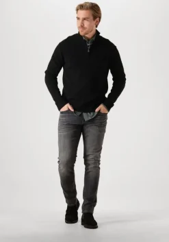 zwarte dstrezzed trui fell skipper