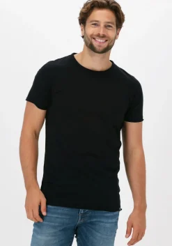 zwarte dstrezzed t-shirt mc. queen basic tee organic slub jersey