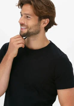 zwarte dstrezzed t-shirt mc. queen basic tee organic slub jersey