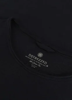 zwarte dstrezzed t-shirt mc. queen basic tee organic slub jersey