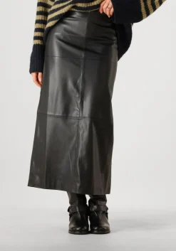 zwarte edited maxirok jella skirt