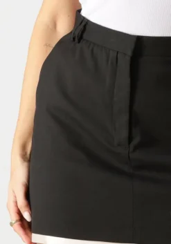 zwarte edited minirok rosie skirt