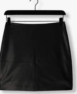 zwarte edited minirok wynter skirt