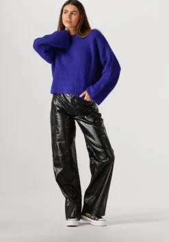 zwarte edited wijde broek celina trousers