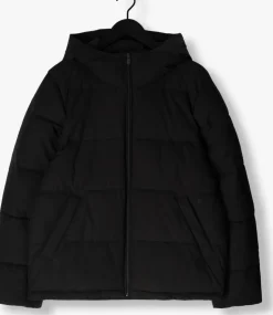 zwarte elvine gewatteerde jas bjarne