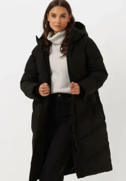 zwarte elvine gewatteerde jas naemi