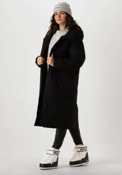 zwarte elvine gewatteerde jas saira