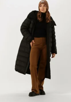 zwarte elvine gewatteerde jas asha