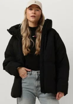 zwarte elvine gewatteerde jas maddie