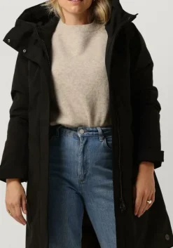zwarte elvine parka's eline