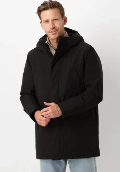 zwarte elvine parka's lucius