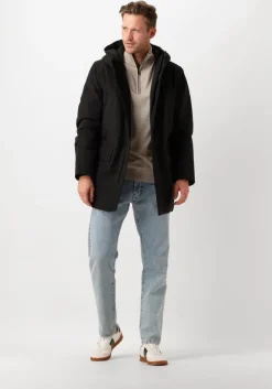 zwarte elvine parka's lucius