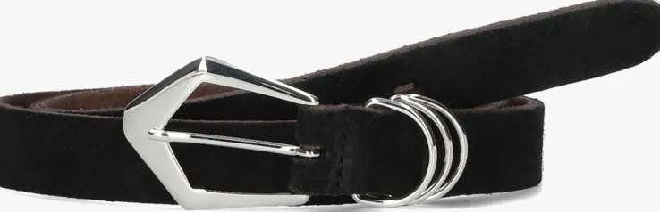 zwarte elvy riem 25620