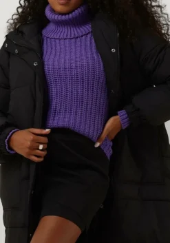 zwarte envii gewatteerde jas enhudson cargo jacket 6775