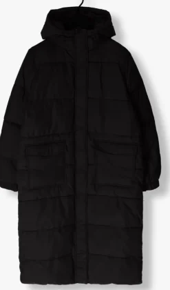 zwarte envii gewatteerde jas enhudson cargo jacket 6775