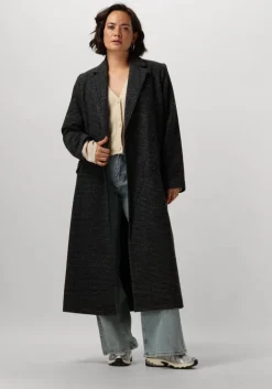 zwarte envii mantel enkate jacket 7163