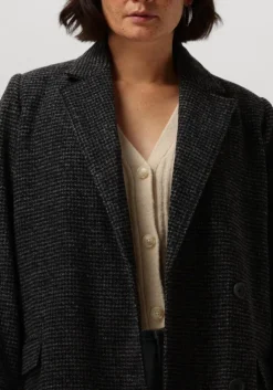 zwarte envii mantel enkate jacket 7163