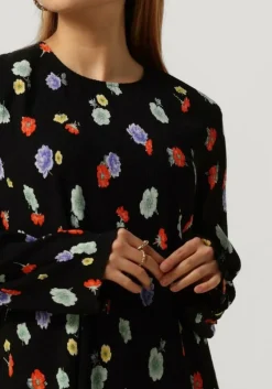 zwarte envii mini jurk enmette ls dress 6954