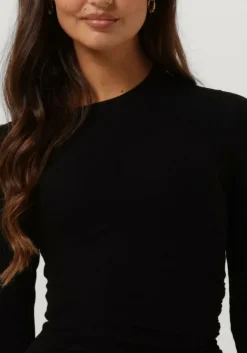 zwarte envii mini jurk enally ls on sh dress 5314