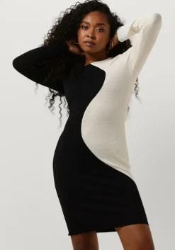 zwarte envii mini jurk enbat ls dress 7070