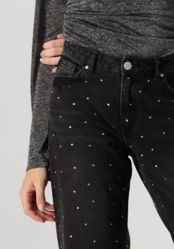 zwarte envii straight leg jeans enblakely jeans 7199