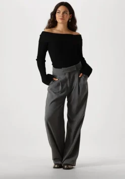 zwarte envii top entopo o-s ls knit 5253