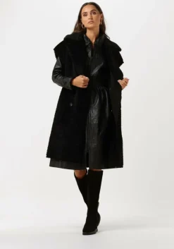 zwarte est'seven midi jurk est’elise