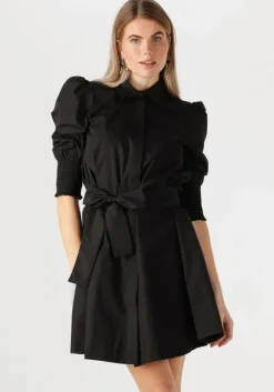 zwarte est'seven mini jurk elise dress