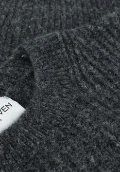 zwarte est'seven trui est'vetements knitted sweater