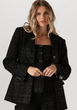 zwarte fabienne chapot blazer cher tweed blazer
