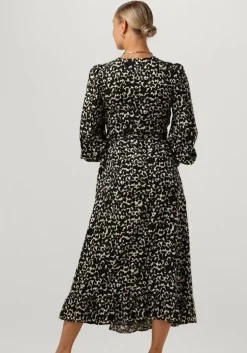 zwarte fabienne chapot midi jurk natalia dress 115