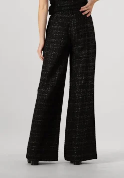 zwarte fabienne chapot pantalon remi tweed trousers