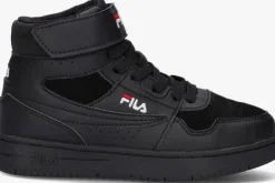 zwarte fila hoge sneakers arcade velcro mid kids