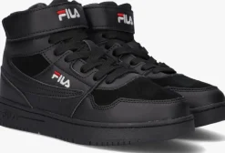 zwarte fila hoge sneakers arcade velcro mid kids