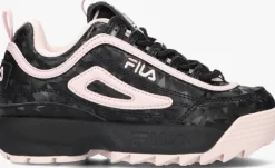 zwarte fila lage sneakers disruptor f kids