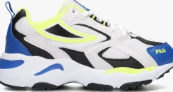 zwarte fila lage sneakers ray tracer