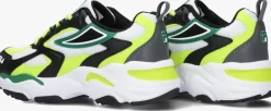 zwarte fila lage sneakers ray tracer