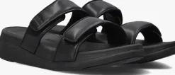 zwarte fitflop platte sandalen iw2