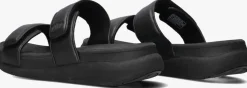 zwarte fitflop platte sandalen iw2
