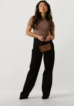 zwarte fiveunits wijde broek dena