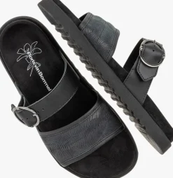 zwarte floris van bommel sandalen sfw-90066