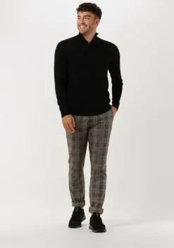 zwarte floris van bommel lage sneakers sfm-10135 de zager