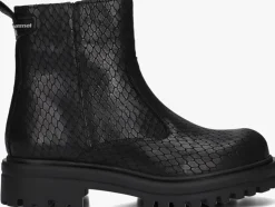 zwarte floris van bommel enkelboots wonki 10.01