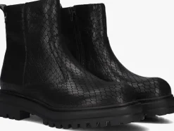 zwarte floris van bommel enkelboots wonki 10.01