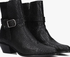 zwarte floris van bommel enkellaarsjes sfw-50051