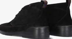 zwarte floris van bommel veterschoenen sfm-50140 de venker