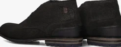 zwarte floris van bommel nette schoenen sfm-50141 crepi