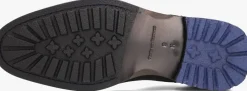zwarte floris van bommel nette schoenen sfm-50141 crepi